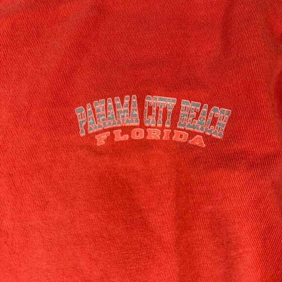 Panama City Beach Small US Vintage Long Sleeve Pullover Crew Neck T-shirt Tee - Picture 4 of 13